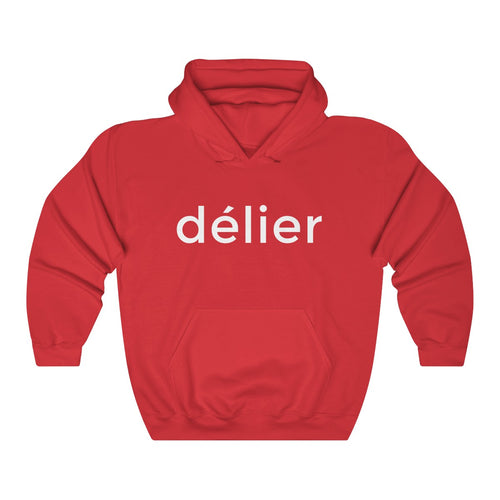 Red Délier Heavy Blend™ Hooded Sweatshirt for Women