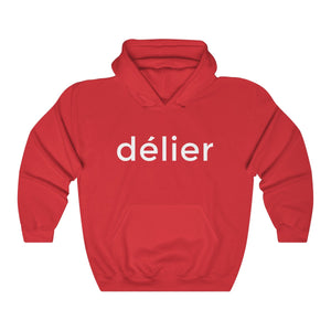 Red Délier Heavy Blend™ Hooded Sweatshirt for Women