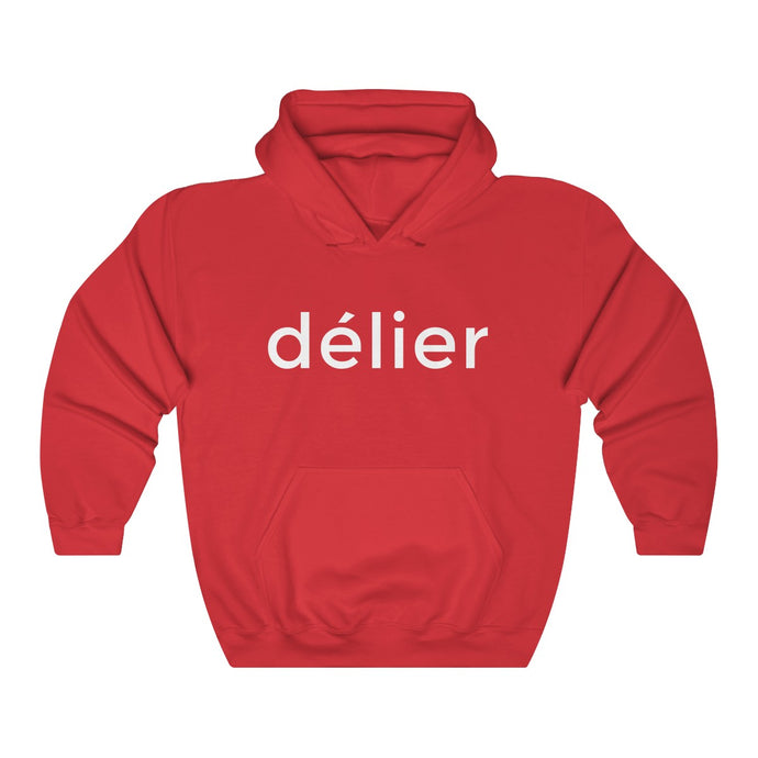 Red Délier Heavy Blend™ Hooded Sweatshirt for Women