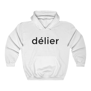 White Délier Heavy Blend™ Hooded Sweatshirt for Women